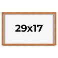 thumbnail image 1 of 29x17 Shadow Box Frame Brown | 0.875 Inches Deep Real Wood Contemporary Shadowbox Display Frame |, 1 of 6