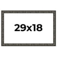 thumbnail image 1 of 29x18 Frame Black-Brown Medieval Solid Wood Picture Frame | 1.5 Inch Moulding Width | Gotham, 1 of 8