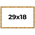 thumbnail image 1 of 29x18 Frame Gold Bamboo Solid Wood Picture Frame | 1 Inch Moulding Width | Interior Frame Depth, 1 of 8