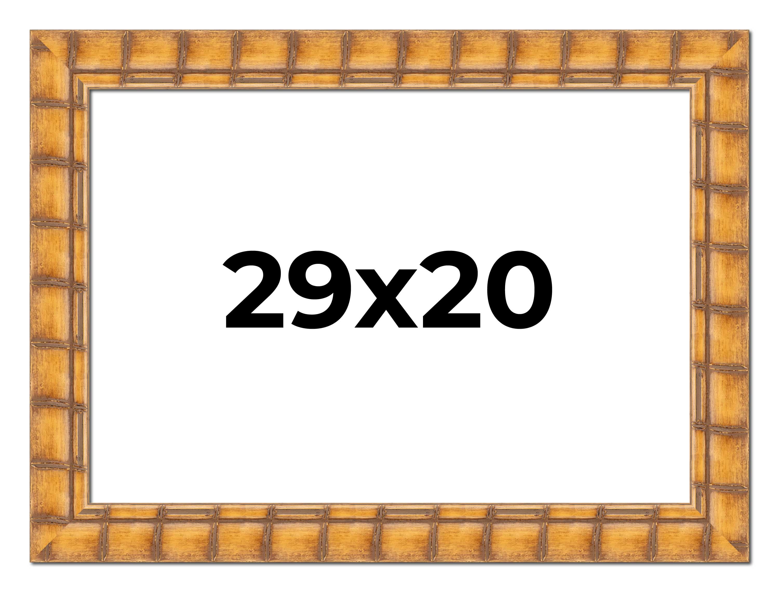 29x20 Frame Beige Real Wood Picture Frame Width 3 inches | Interior ...