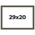 thumbnail image 1 of 29x20 Frame Black Bamboo Solid Wood Picture Frame Width 1.5 Inches | Interior Frame Depth 0.5, 1 of 8