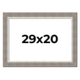 thumbnail image 1 of 29x20 Frame Grey Real Wood Picture Frame Width 2.75 Inches | Interior Frame Depth 0.5 Inches |, 1 of 8