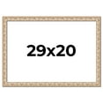 thumbnail image 1 of 29x20 Frame White Real Wood Picture Frame Width 1.5 inches | Interior Frame Depth 0.5 inches |, 1 of 8