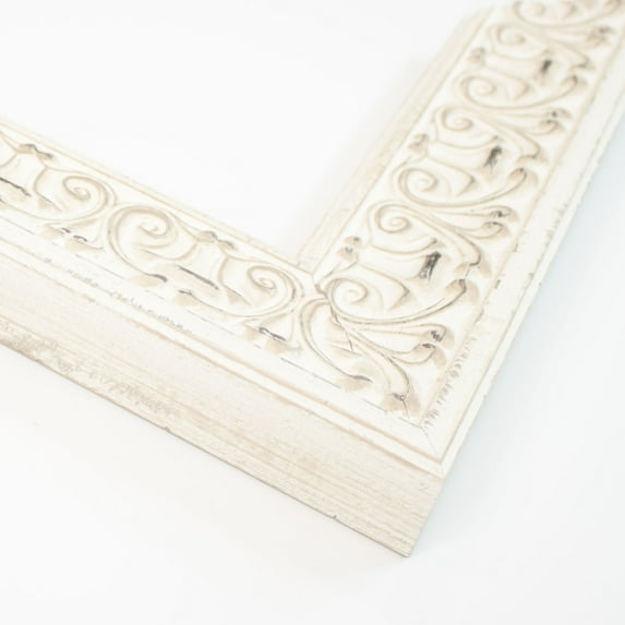 29x20 Frame White Solid Wood Picture Frame Width 2.875 Inches | Interior Frame Depth 0.5 Inches |