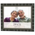 thumbnail image 1 of 29x21 Frame Black Bamboo Solid Wood Picture Frame Width 1.5 Inches | Interior Frame Depth 0.5, 1 of 8