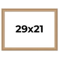 thumbnail image 1 of 29x21 Frame Charleston Honey Brown Solid Wood Picture Frame Width 1.75 Inches | Interior Depth 0.5, 1 of 8