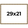 thumbnail image 1 of 29x21 Frame Gold Kingsley Distressed Solid Wood Picture Frame Width 0.75 Inches | Interior Frame, 1 of 8