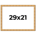 thumbnail image 1 of 29x21 Frame Gold Rustic Solid Wood Picture Frame | 1.25 Inch Wide Moulding | Rustique Gold, 1 of 8