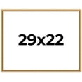 thumbnail image 1 of 29x22 Frame Beaded Gold Solid Wood Picture Frame | 0.75 Inches Moulding Width | Liscio Oro, 1 of 8