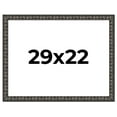 thumbnail image 1 of 29x22 Frame Black-Brown Medieval Solid Wood Picture Frame | 1.5 Inch Moulding Width | Gotham, 1 of 8