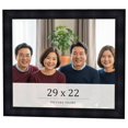 thumbnail image 1 of 29x22 Frame Black Passaggi Solid Wood Picture Frame Width 1.5 Inches | Interior Depth 0.5 Inches |, 1 of 8