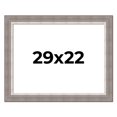 thumbnail image 1 of 29x22 Frame Grey Real Wood Picture Frame Width 2.75 Inches | Interior Frame Depth 0.5 Inches |, 1 of 8