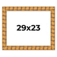 thumbnail image 1 of 29x23 Frame Beige Real Wood Picture Frame Width 3 inches | Interior Frame Depth 0.5 inches |, 1 of 8
