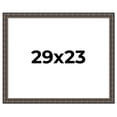 thumbnail image 1 of 29x23 Frame Black Bamboo Solid Wood Picture Frame Width 1.5 Inches | Interior Frame Depth 0.5, 1 of 8
