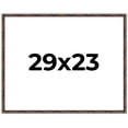 thumbnail image 1 of 29x23 Frame Brown Bamboo with Dark Coffee/Walnut Finish | Solid Wood Picture Frame Width 0.75, 1 of 8