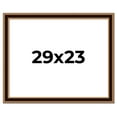 thumbnail image 1 of 29x23 Frame Gold Brown Plein Air Vintage Solid Wood Picture Frame | 1.75 Inches Moulding Width |, 1 of 8