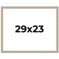 thumbnail image 1 of 29x23 Frame Grey Solid Wood Picture Frame Width 1 Inches | Interior Frame Depth 0.5 Inches |, 1 of 8