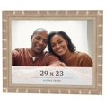 thumbnail image 1 of 29x23 Frame Silver Real Wood Picture Frame Width 1.5 inches | Interior Frame Depth 0.5 inches |, 1 of 8