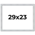 thumbnail image 1 of 29x23 Frame Sterling Silver Solid Wood Picture Frame | 1.25 Inch Moulding Width | 0.75 Inch, 1 of 8