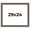 thumbnail image 1 of 29x24 Frame Black Real Wood Picture Frame Width 2 inches | Interior Frame Depth 0.5 inches | Fitz, 1 of 8