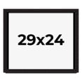thumbnail image 1 of 29x24 Shadow Box Black Solid Wood Display Picture Frame | 1 Inch Rabbet Depth | | 1.375 Inch, 1 of 4
