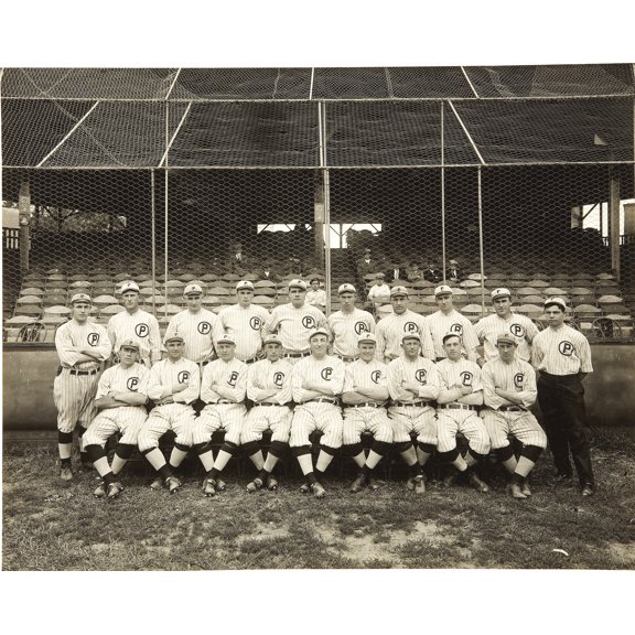 29x24in Babe Ruth top row, center baseball team photo with the Providence Grays in 1914 【Photo Paper】