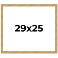 thumbnail image 1 of 29x25 Frame Beige Real Wood Picture Frame Width 1.25 inches | Interior Frame Depth 0.5 inches |, 1 of 8
