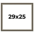 thumbnail image 1 of 29x25 Frame Brown Solid Wood Picture Frame | 1.75 Inch Moulding Width | Austin Frame Complete with, 1 of 8