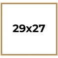 thumbnail image 1 of 29x27 Frame Beaded Gold Solid Wood Picture Frame | 0.75 Inches Moulding Width | Liscio Oro, 1 of 8