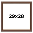 thumbnail image 1 of 29x28 Copper and Brown Real Wood Picture Frame Width 2 inches | Interior Frame Depth 0.5 inches |, 1 of 8