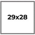 thumbnail image 1 of 29x28 Frame Blue Kingsley Pewter Solid Wood Picture Frame Width 0.75 Inches |Interior Depth 0.5, 1 of 8