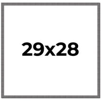 29x28 Frame Blue Kingsley Pewter Solid Wood Picture Frame Width 0.75 Inches |Interior Depth 0.5