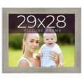 thumbnail image 1 of 29x28 Frame Grey Real Wood Picture Frame Width 1.5 Inches | Interior Frame Depth 0.5 Inches | Barn, 1 of 8