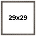 thumbnail image 1 of 29x29 Frame Black-Brown Medieval Solid Wood Picture Frame | 1.5 Inch Moulding Width | Gotham, 1 of 8