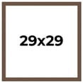 thumbnail image 1 of 29x29 Frame Brown Farmhouse Solid Wood Picture Frame Width 1.5 Inches | Interior Frame Depth 0.5, 1 of 8