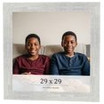 thumbnail image 1 of 29x29 Frame White Real Wood Picture Frame Width 1.5 inches | Interior Frame Depth 0.5 inches | Barn, 1 of 8