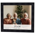 thumbnail image 1 of 29x30 Frame Black Passaggi Solid Wood Picture Frame Width 1.5 Inches | Interior Depth 0.5 Inches |, 1 of 8