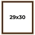 thumbnail image 1 of 29x30 Frame Gold Brown Plein Air Vintage Solid Wood Picture Frame | 1.75 Inches Moulding Width |, 1 of 8