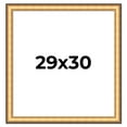 thumbnail image 1 of 29x30 Frame Gold Plein Aire Solid Wood Picture Frame Width 2 Inches | Interior Frame Depth 0.5, 1 of 8