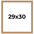thumbnail image 1 of 29x30 Frame Gold Real Wood Picture Frame Width 1.5 inches | Interior Frame Depth 0.5 inches |, 1 of 8