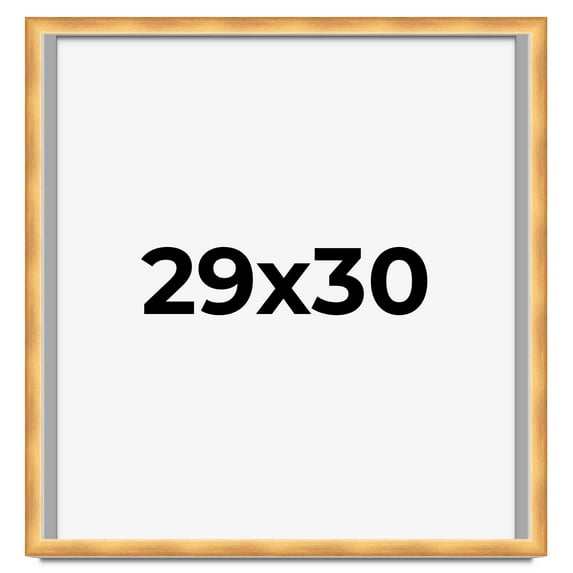 29x30 Shadow Box Bronze Cross-Brushed Display Frame | 1.625 Inches Deep Solid Wood | UV Resistant