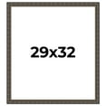 thumbnail image 1 of 29x32 Frame Black Bamboo Solid Wood Picture Frame Width 1.5 Inches | Interior Frame Depth 0.5, 1 of 8