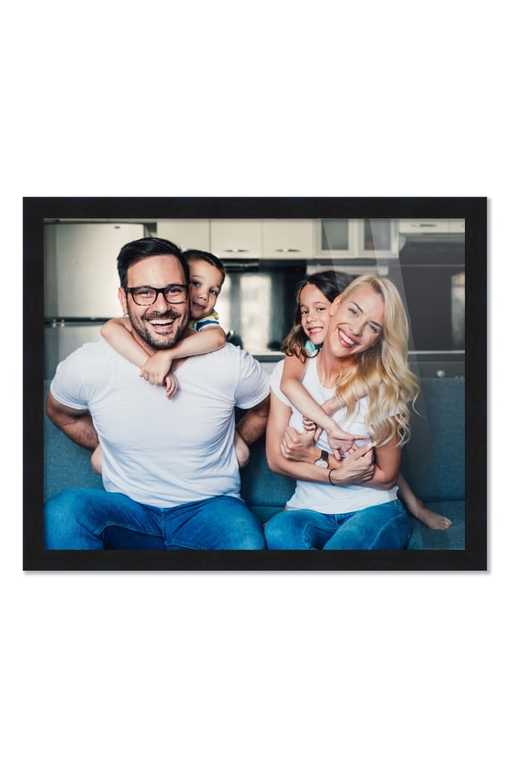 29x32 Frame Black Picture Frame - Complete Modern Photo Frame Includes UV Acrylic Shatter Guard Front, Acid Free