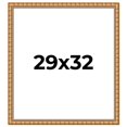 thumbnail image 1 of 29x32 Frame Gold Real Wood Picture Frame Width 1.5 inches | Interior Frame Depth 0.5 inches |, 1 of 8