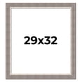 thumbnail image 1 of 29x32 Frame Grey Real Wood Picture Frame Width 2.75 Inches | Interior Frame Depth 0.5 Inches |, 1 of 8