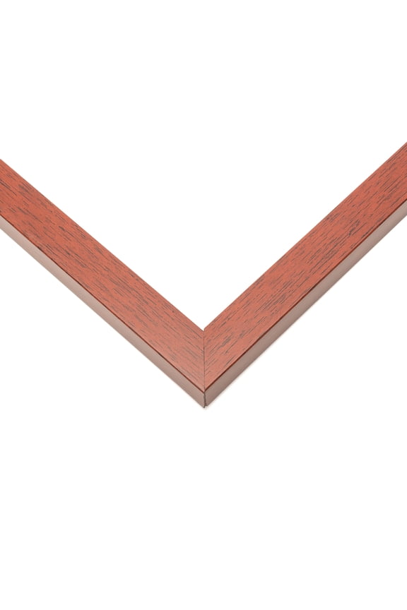 29x32 Frame Red Real Wood Picture Frame Width 0.75 inches | Interior Frame Depth 0.5 inches |