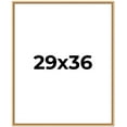 thumbnail image 1 of 29x36 Frame Beaded Gold Solid Wood Picture Frame | 0.75 Inches Moulding Width | Liscio Oro, 1 of 8