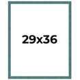 thumbnail image 1 of 29x36 Frame Blue Rustic Barnwood Solid Wood Picture Frame Width 1.25 Inches | Interior Depth 0.5, 1 of 8