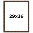 thumbnail image 1 of 29x36 Frame Brown Burl Real Wood Picture Frame Width 1.625 Inches | Interior Frame Depth 0.5 Inches, 1 of 8