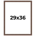 thumbnail image 1 of 29x36 Frame Brown Farmhouse Solid Wood Picture Frame Width 1.5 Inches | Interior Frame Depth 0.5, 1 of 8